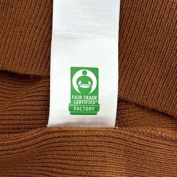 J.Crew Skirt Ribbed Midi Tube Sweater Knit Pencil Sz L Brown/Rust $128 NWT - Picture 9 of 11